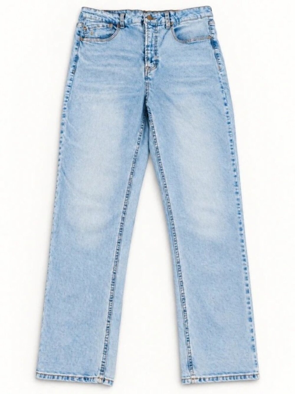 Frye Women’s Light Wash Straight Leg Jeans Size 12 / 31 Stretch Denim